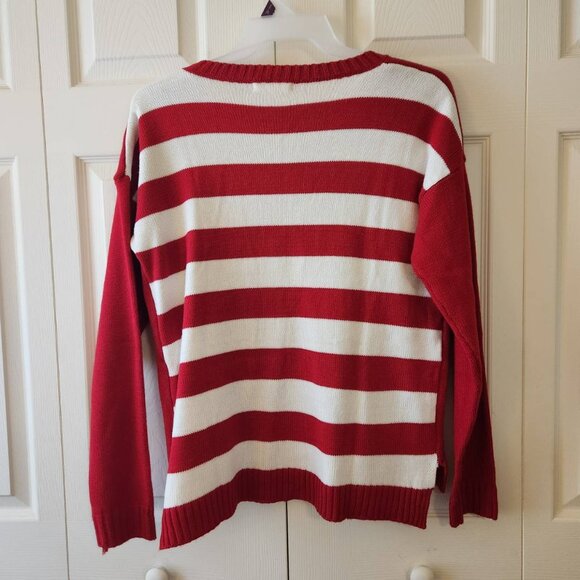 Light-Up Reindeer Sweater With LED Nose Red Size XL - Picture 12 of 14